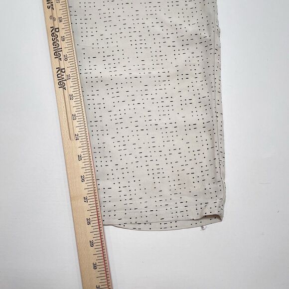 Eileen Fisher Pants Sz Medium White Tapered Elastic Waist Tencel Viscose Career - Picture 8 of 9